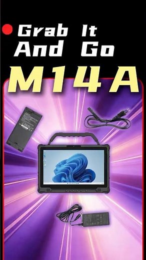 Unboxing a 14" Beast! ONERugged M14A Windows Rugged Tablet PC #ruggedtablet #onerugged