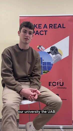 ECIU University experience. The #UAB student representative of ECIU University, Marcos Lascurain, explains all you need to know to enjoy this international experience. ✅️ Right now, 40 challenges and micromodules are open for registration. Are you ready to live the adventure? 👉 https://engage.eciu.eu/browse?learningOppStatuses=1&learningOppStatuses=0 #EciuUAB | Universitat Autònoma de Barcelona