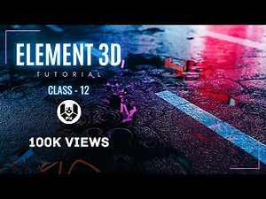 Element 3D Tutorial | After Effects Tutorial | class - 12