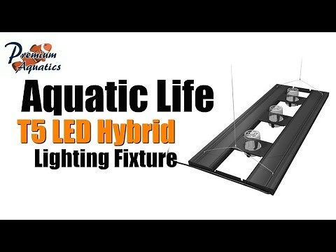 Aquatic Life T5 LED Hybrid Lighting Fixture for Reef Tanks