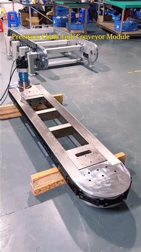 Modular Chain Link Conveyor for High-Accuracy Assembly Lines