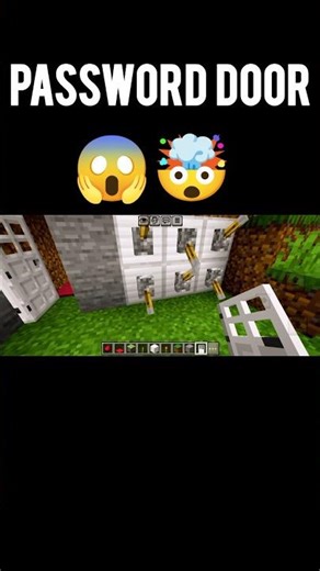 Secret Password Door in Minecraft 😱 #shorts #beats