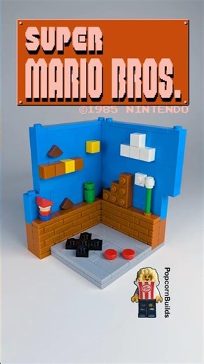 Super Mario Bros LEGO Habitat #lego #supermario