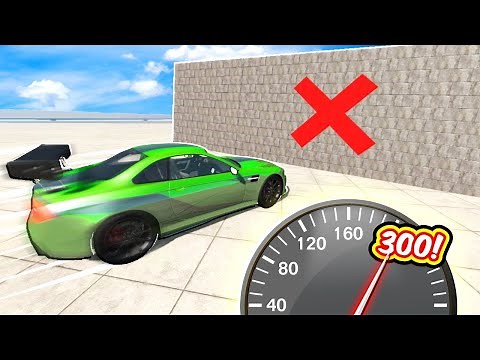 300MPH CAR vs WALL (Car Crashes Compilation BeamNG)