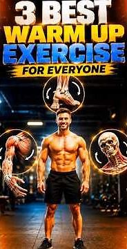 ✨3 Best Warm Up Exercise For Everyone 💪 | #Silentmuscles
