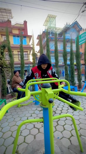 Atit Neupane on Instagram: "“Park workout fun!”"