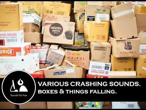 Sound Effects - Various Crashing Sounds. Boxes and things falling to the ground SFX.