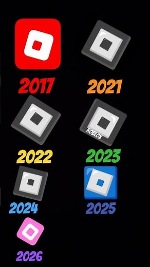 Roblox logo 2017 - 2026