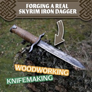 685K views · 4.6K reactions | Forging A REAL Skyrim Dagger *Made Of Steel*️ | Make N' Create | Facebook
