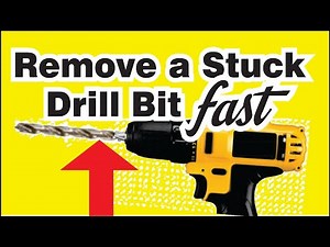 Remove a Stuck Drill Bit from a keyless chuck FAST