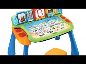 VTech Learn and Touch (Explore And Write) Activity Desk unboxing -- With Fun