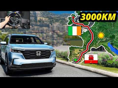 ETS2 Longest Road Trip - Gibraltar to Ireland | Euro Truck Simulator 2