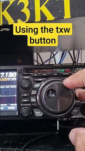#ftdx10 using the txw button #hamradio #yaesu #ftdx10 #cbradio