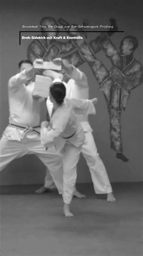 Bruchtest💥: Tora Yop Chagi zur Rot-Schwarzgurt-Prüfung