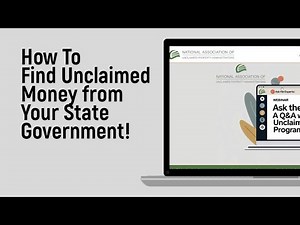 How to Find Unclaimed Money from Your State Government [easy]