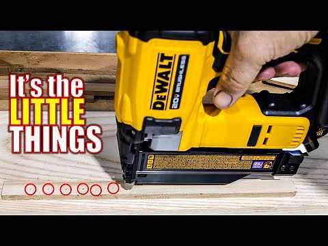 DETAILS DETAILS! DeWalt 20V DCN623 23GA Pin Nailer Review