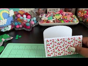 Kscraft wallet die and Alina craft heart key chain tutorial!!