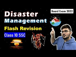 Disaster Management | Flash Revision | SSC Class10 | Parth Momaya