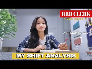 RRB Clerk Pre self given analysis ✅ | 7 December Shift 3 🥴| My attempts??