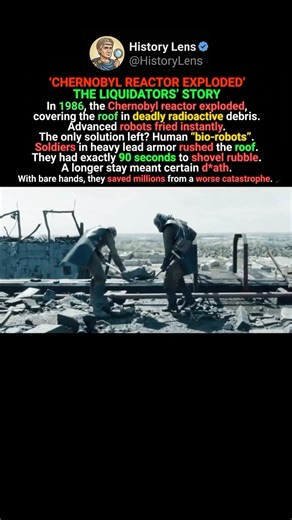 The Most Dangerous 90 Seconds in History: The Chernobyl Bio-Robots