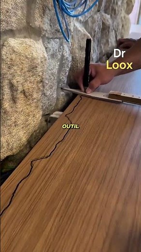 He adapts this piece of furniture to an impossible wall