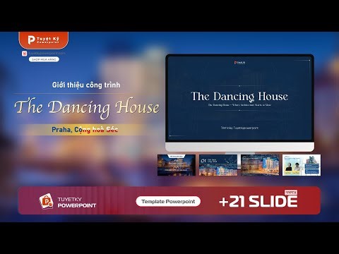 Mẫu Slide The Dancing House – Kiến Trúc Độc Đáo Giữa Lòng Prague, Cộng Hòa Séc