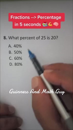 ‏#percentages #maths #tipsandtricks #learnontiktok