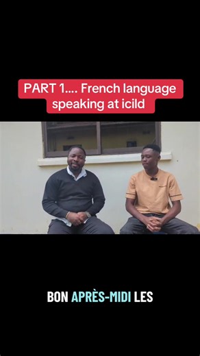 PART 1…. French language speaking at icild French language college language learning center online courses language courses with certificates languages