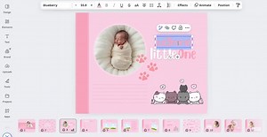 Baby Memory Book Template: Modern Keepsake Pages (canva Editable, Digital Download) - Etsy Australia