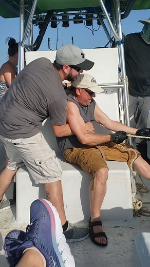 "It's just a little one" 🤣 🎣 Seafood Charters #florida #fishing #bradentonflorida #goliathgrouper #fishingbooker | FishingBooker