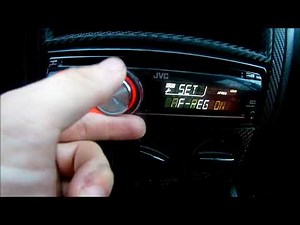 JVC KD-R311 - TUNER OPTIONS