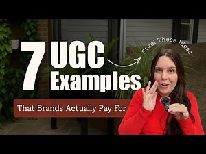 7 UGC Examples That Brands Actually Pay For (Steal These Ideas)