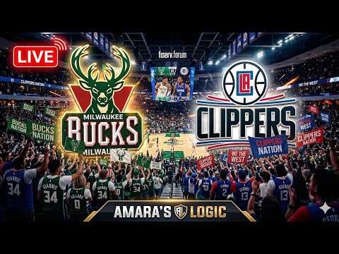 🚨 LIVE: Milwaukee Bucks vs Clippers 🦌 Sunday Afternoon at Fiserv Forum!