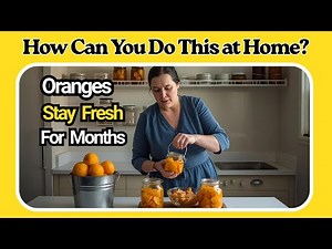 How Amish Preserve Oranges WITHOUT Sugar or a Fridge