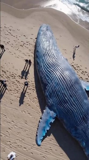 The majesty of the blue whale, the largest animal in the world