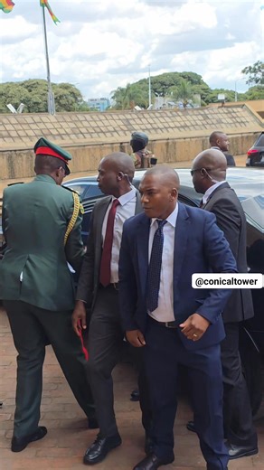 This afternoon, ZANU PF 1st Secretary HE President ED Mnanganwa arrives at ZANU PF Headquarters for the first Politburo session of 2026, anticipated to set the tone for the year. #seeitclear #AfricanPolitics #Vision2030 | Conical Tower Productions