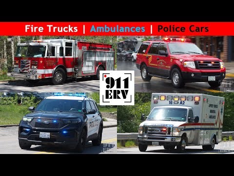Fire Trucks, Ambulances, and Police Cars Responding Compilation | May 2023