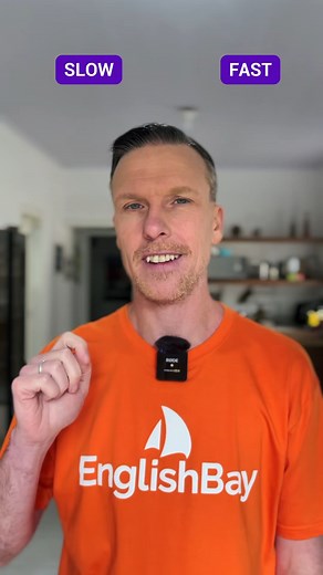 248K views · 8.5K reactions | Pronúncia em inglês - Slow vs. Fast ️ #pronuncia #pronunciation #cursodeingles #inglesbrasil | EnglishBay | Facebook