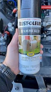 Testing out Rust-oleum Hammered paint! Rust encapsulator.
