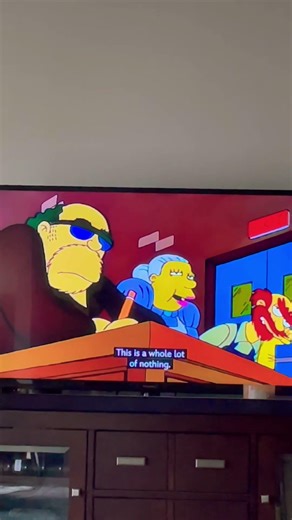 The Simpsons bleeding gums Murphy as a judge ￼