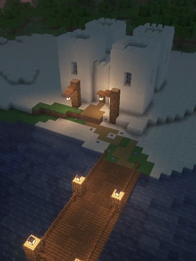 Build a Four Player Sandcastle Base in Minecraft