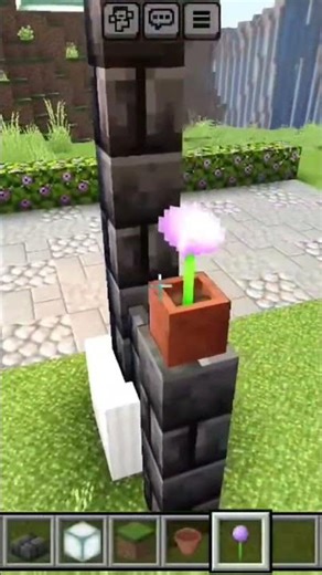 minecraft street light for your city 😄#design #gaming #minecraft