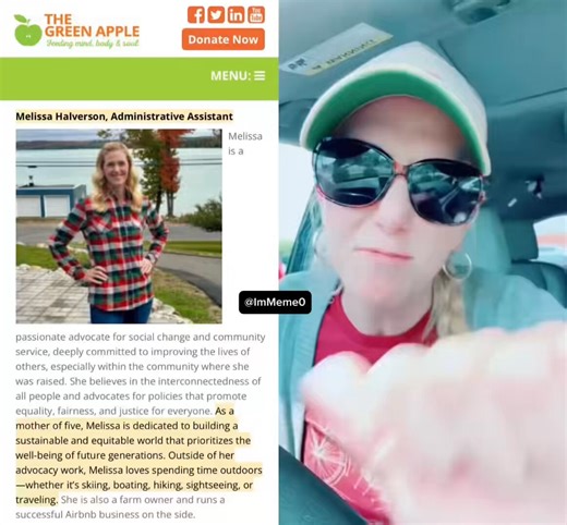 🚨 BREAKING UPDATE: The individual who posted a video hoping Iran should capture a downed U.S. service member and use him as leverage has been identified as Melissa Halverson. She is currently working as an administrative assistant at the Green Apple Pantry in Michigan, and her TikTok account has vanished.Green Apple Pantry phone number: 616.455.9411You know what to do!