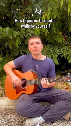 How to jam on the guitar while by yourself