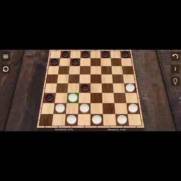 Advance Level: checkers you can watch the video to learn the skills