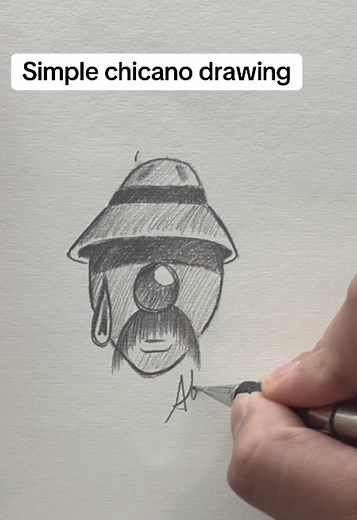 Simple Chicano Drawing Tutorial for Beginners