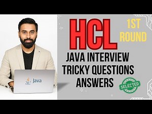 Crack HCL Java Interview in 2025 !🔥 Real Interview Questions for 3+ year | 1st Technical Round 💻
