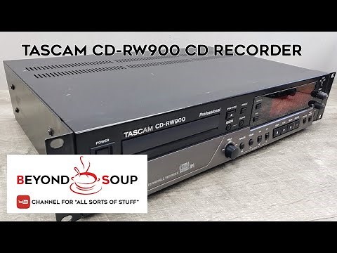 Tascam CD-RW900 CD Player/Recorder - Analog Music Recording Demo