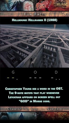 Fun Facts: Hellbound: Hellraiser II (1988) #shorts #soundtracks #horror #films