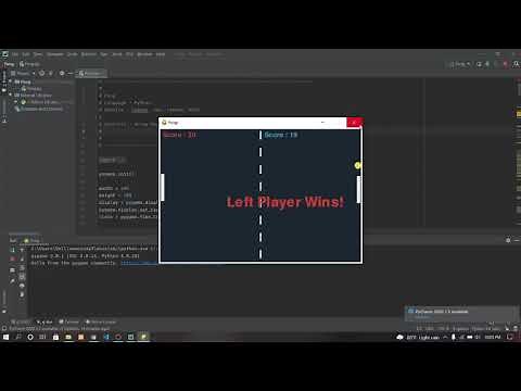 Ping Pong Game in Python with source code | Source Code & Projects